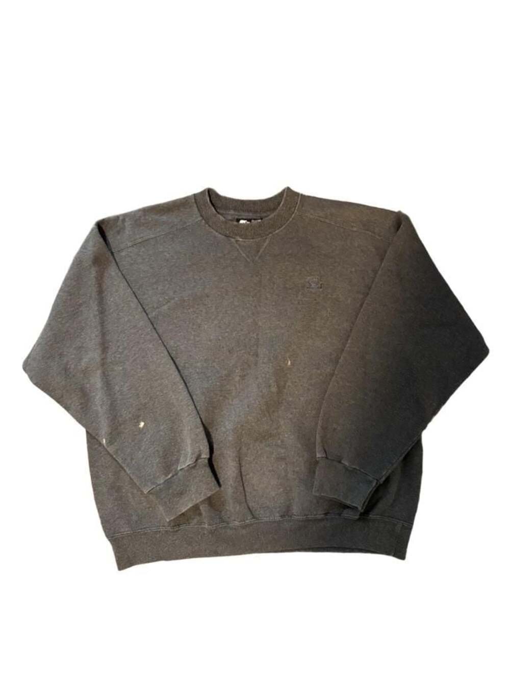 Vintage Starter Pro 80 Heavyweight Gray Crewneck Sweatshirt 
-Men's Size Large